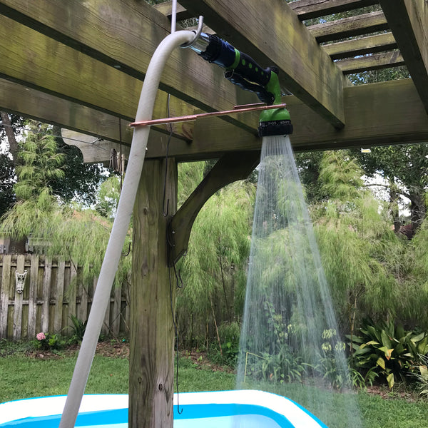 H2OHook Garden Hose Shower Adapter - Mr. Dirtfarmer